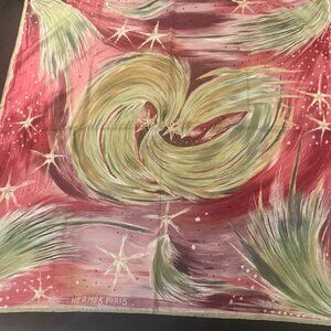 Hermes Silk Scarf.   "Feux du Ciel"